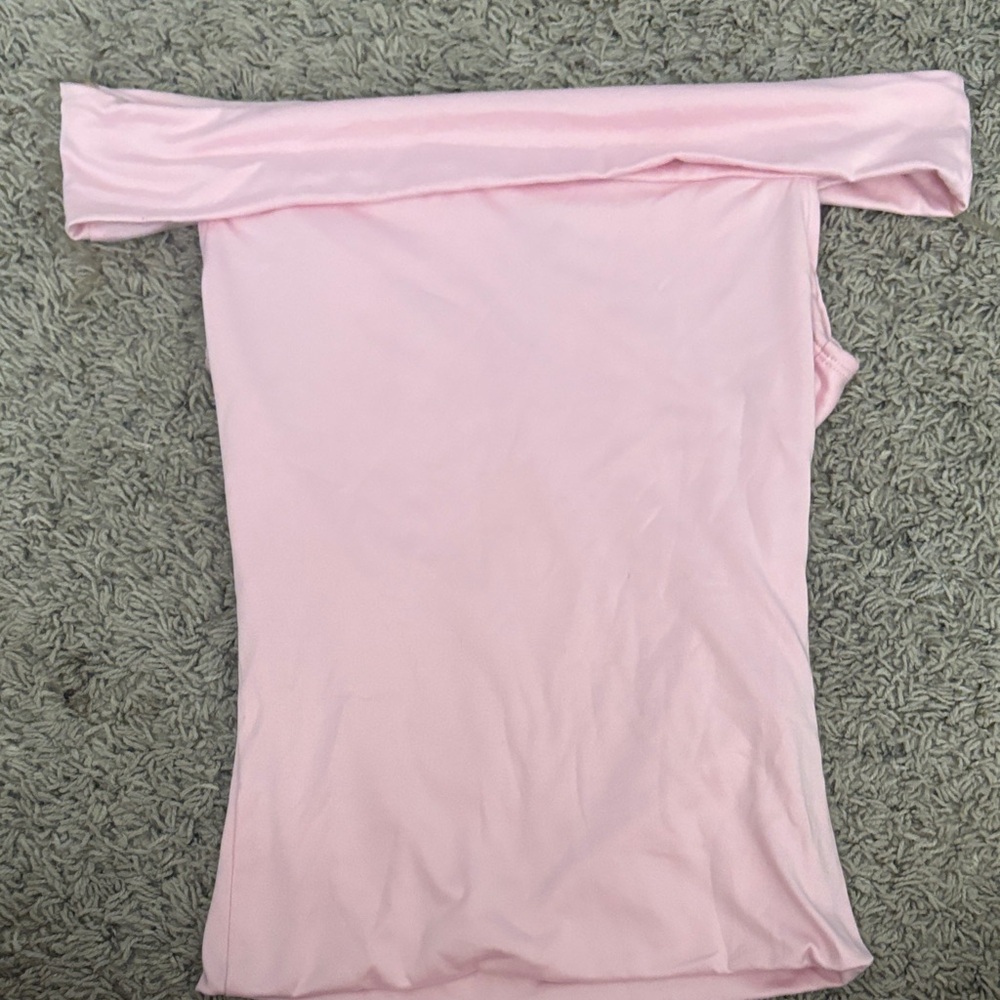 Windsor Light Pink Off-Shoulder Top